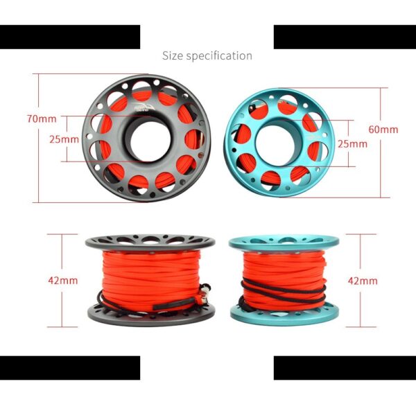 15/30M aviation aluminum pay-off wheel - Image 2