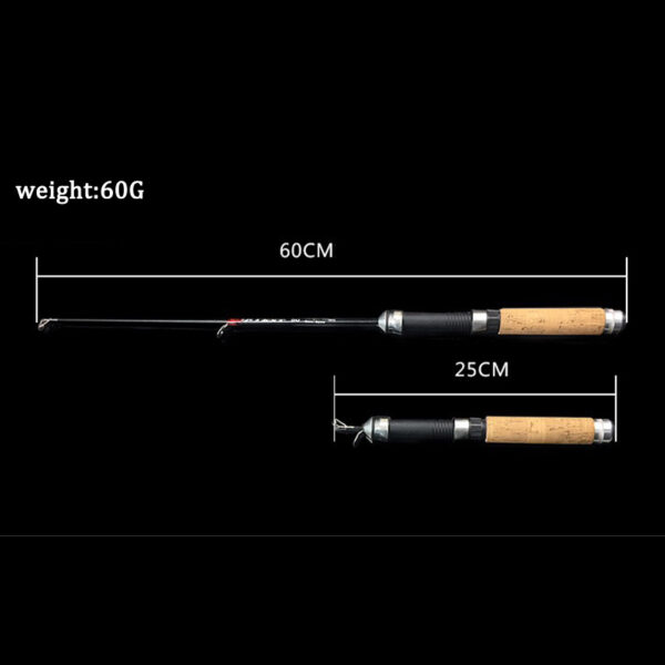 Rotating And Casting Three-section Portable Fishing Rod - Image 5