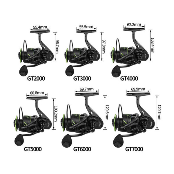 Clearance-free fishing wheel 14-axle sea rod wheel long throw wheel - Image 2