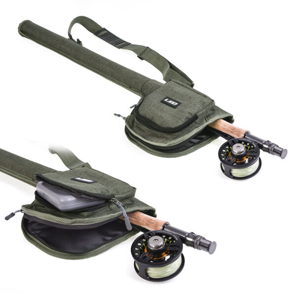 Leisure Canvas Fishing Rod Bag Portable - Image 5