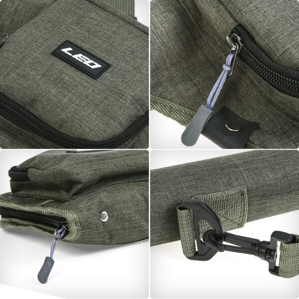 Leisure Canvas Fishing Rod Bag Portable - Image 4