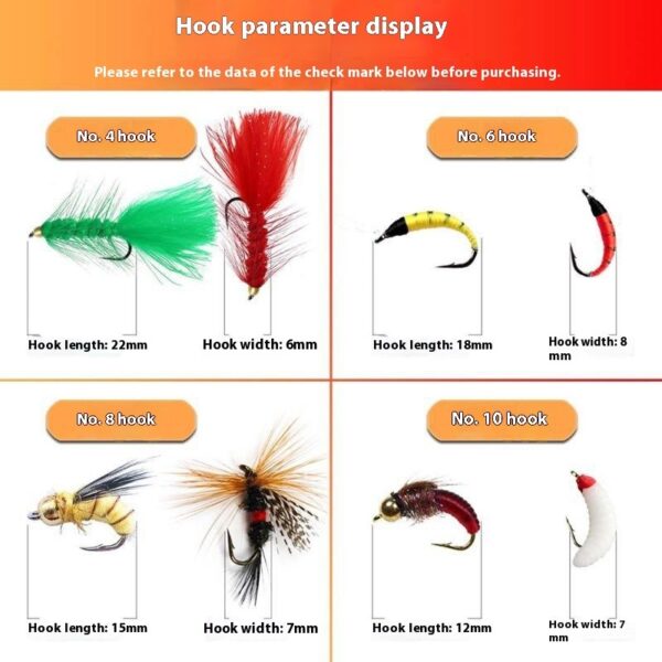 Fly Hook Micro Lure Suit Bionic Lure Sequins - Image 2