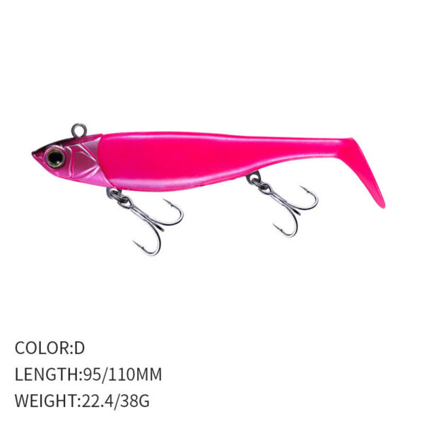 Tail Soft Bait Sea Fishing Lure Fish Type Jig Hook Tossing Fake Fish Weever Topmouth Culter - Image 7