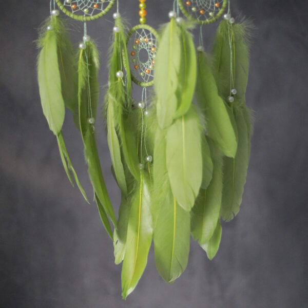 Creative Feather Decoration Girl Room Pendant Dream Catcher Wind Chime - Image 2