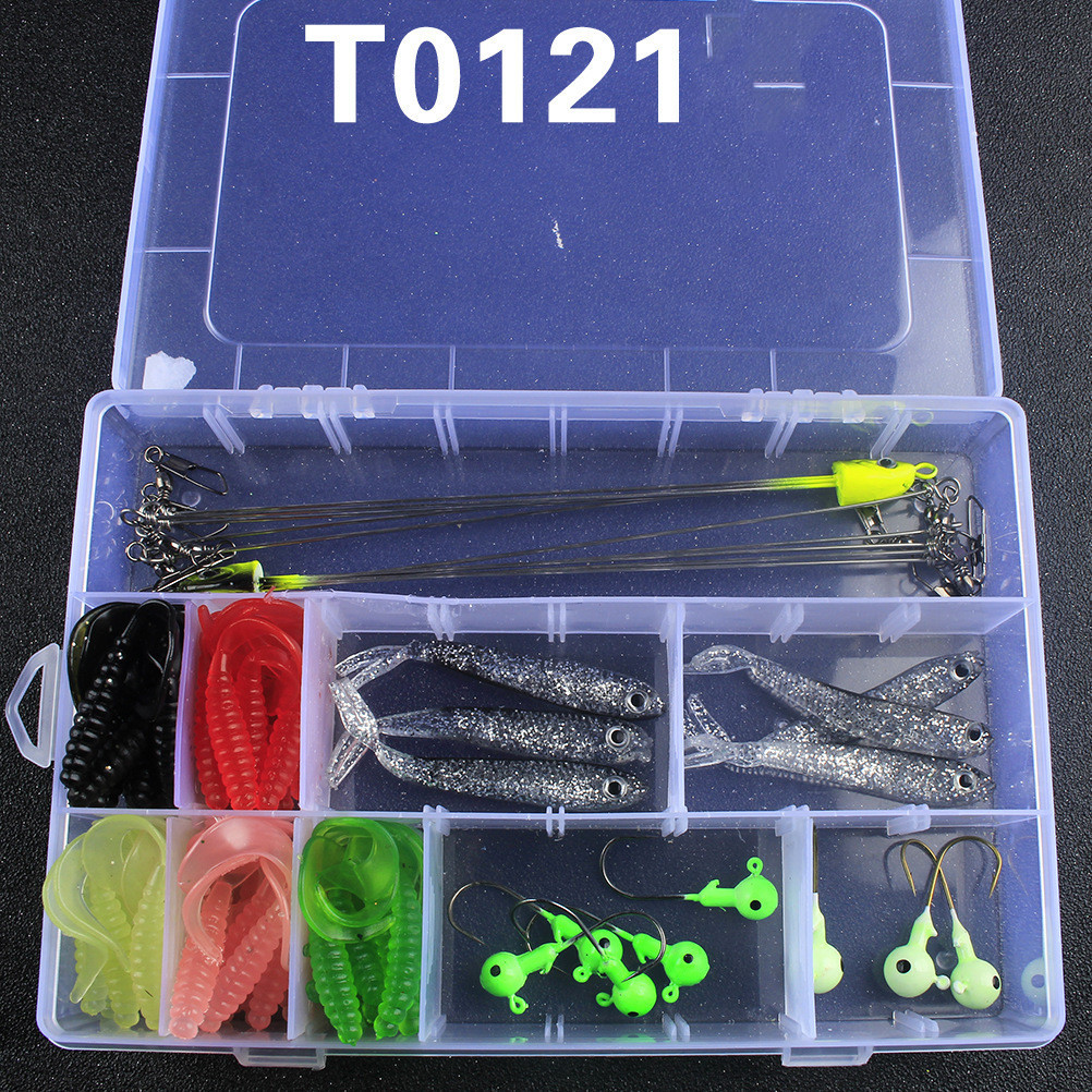 Luya Soft Bait Lead Hook Texas Fishing Gear Set - Image 7