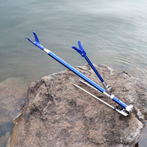 Fishing Equipment Telescopic Fishing Rods Holder Folding Stainless Steel Hand Rod Holder