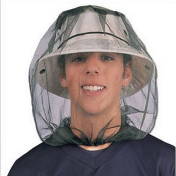 Outdoor Fishing Night Fishing Cap Insect-proof Mosquito Hat Net - Image 9