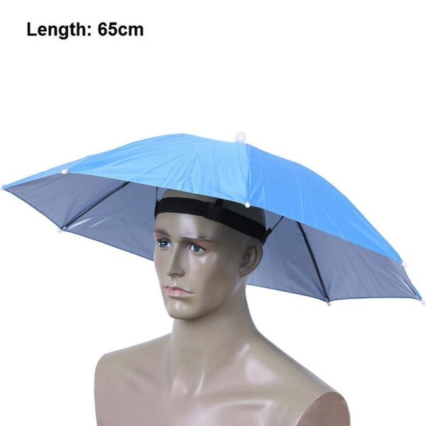 55 65cm Outdoor Fishing Sunshade Waterproof Camping Hiking Fishing Holiday Folding Sunhat - Image 5
