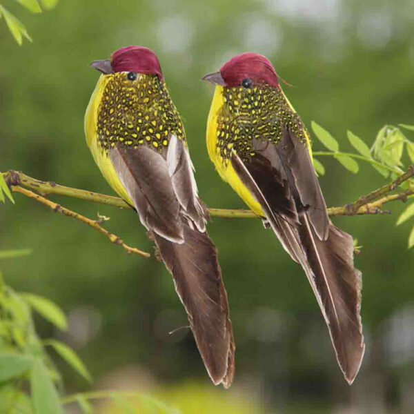 Simulation decorative feather bird - Image 4