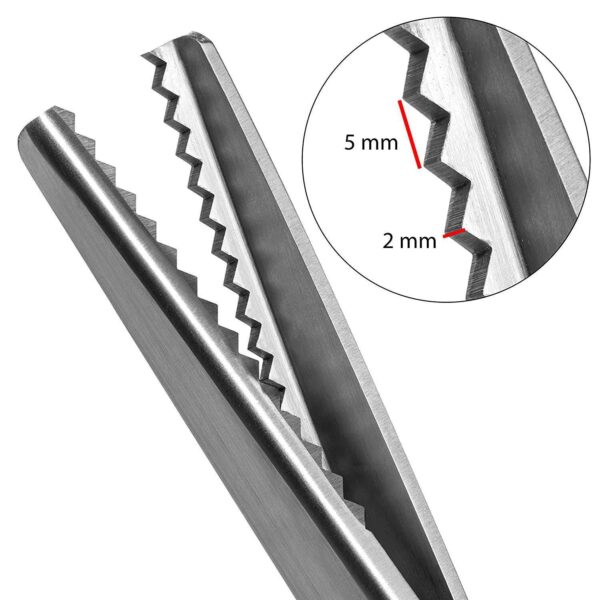 Stainless steel serrated scissors - Image 4