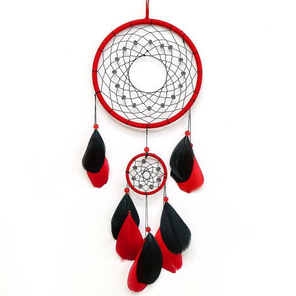 Indian Style Dream Catcher Feather Pendant Handmade Crafts - Image 5