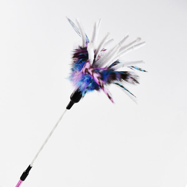 Paper Wool Spiral Feather Rod Funny Cat Stick - Image 7