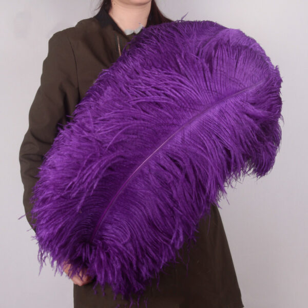 Purple Ostrich Feather Wedding