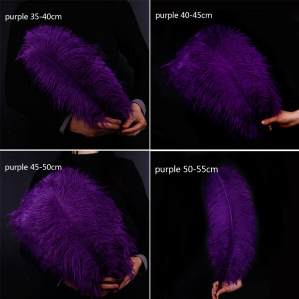 Purple Ostrich Feather Wedding - Image 3