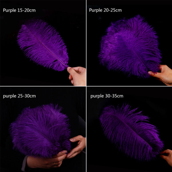 Purple Ostrich Feather Wedding - Image 5