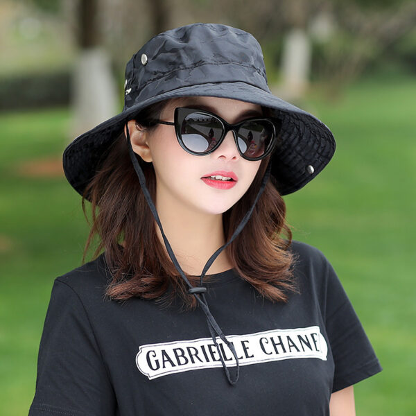 Camouflage Bucket Hat Sun Protection Gardening Fishing Cap - Image 3