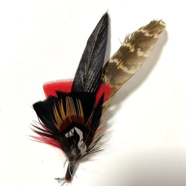 Small Feather Corsage Hat Flower Accessories - Image 8