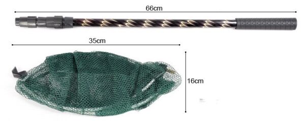 Fancy Retractable Folding Aluminum Alloy Dip Net - Image 3