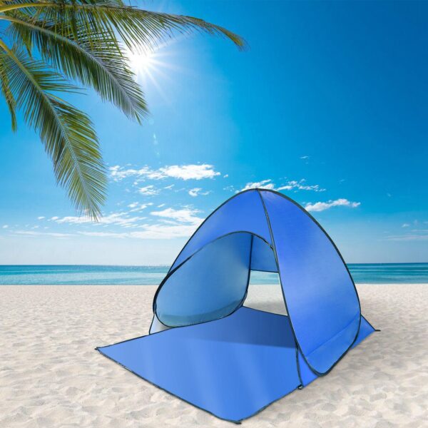 Pop-up Beach Tent, Sunshade, UV-proof Automatic Waterproof Tent For 2-3 People, With Mesh Window Storage Bag, Suitable For Outdoor Beach, Camping, Fishing, Park, Lake, Banned From Sale On Walmart - Image 7