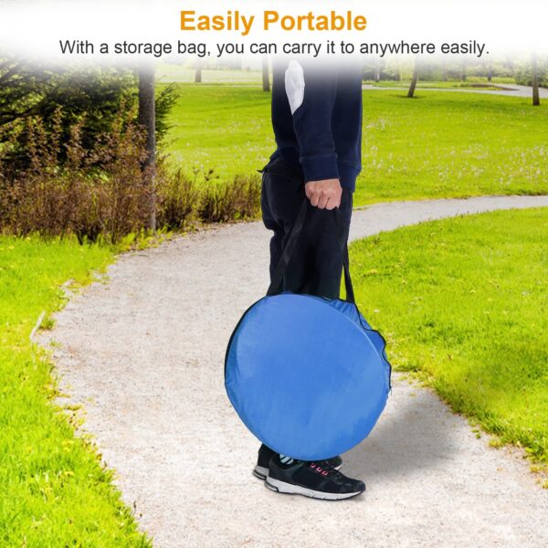 Pop-up Beach Tent, Sunshade, UV-proof Automatic Waterproof Tent For 2-3 People, With Mesh Window Storage Bag, Suitable For Outdoor Beach, Camping, Fishing, Park, Lake, Banned From Sale On Walmart - Image 2