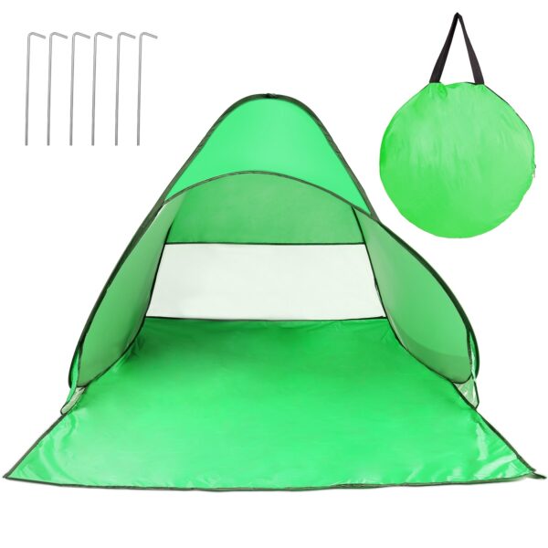 1Pc 2-3Person Beach Tent With Net Window Storage Bag 64.96 X 59.06 X 43.31in Anti-UV Automatic Waterproof For Outdoor Beach Camping Fishing Park Lake - Image 6