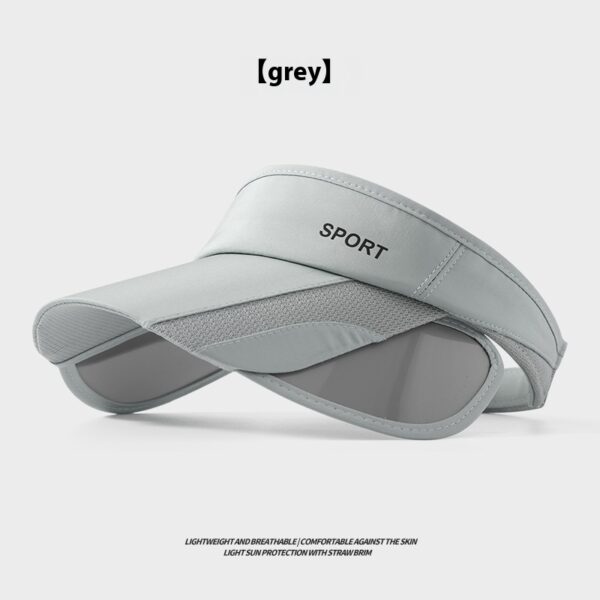 Sun Hat Summer Big Along The Anti-Ultraviolet Sun Hat Biking Sun Protection Sun Hat Outdoor Hollow Top Hat - Image 8