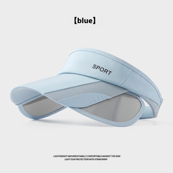 Sun Hat Summer Big Along The Anti-Ultraviolet Sun Hat Biking Sun Protection Sun Hat Outdoor Hollow Top Hat - Image 10