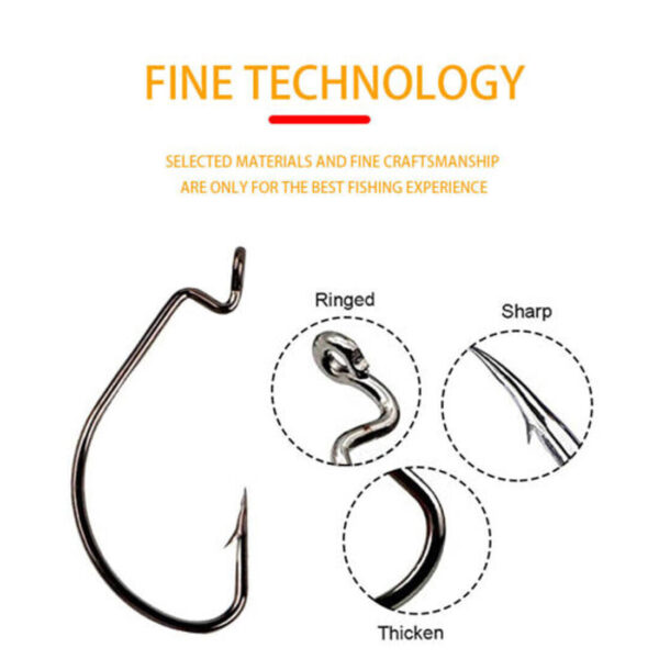 160pcs Carp Fishing Tackle Accessories Kit Lead Clips Carp Swivels Hooks Beads - Image 7