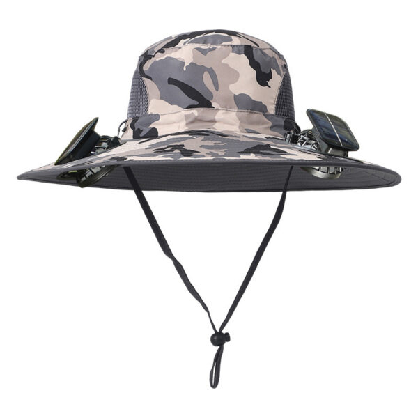 Solar Fan Cap Outdoor Mountaineering Fishing - Image 3