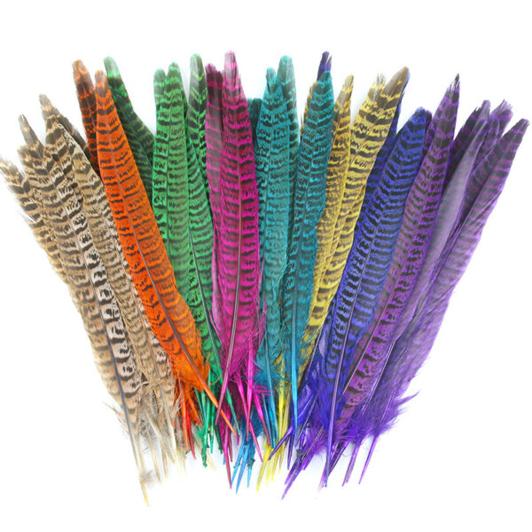 Diy Female Chicken Tail Feather Accessories - Image 7
