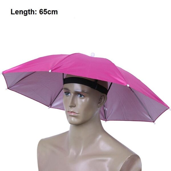 55 65cm Outdoor Fishing Sunshade Waterproof Camping Hiking Fishing Holiday Folding Sunhat - Image 6
