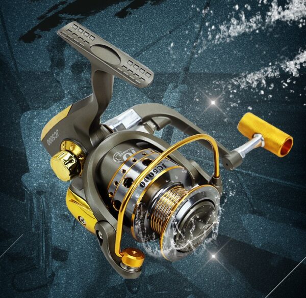 10-axis metal head reel fishing reel metal handle fishing tackle - Image 5
