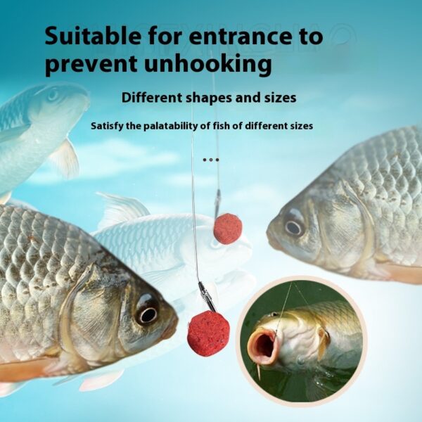 Lazy Particle Crucian Carp Grass Green Freshwater Fish Wild Fishing Bait - Image 2