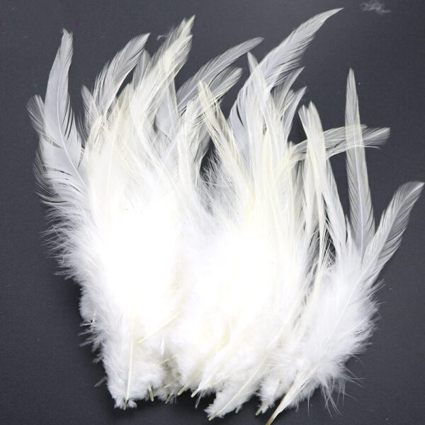 A Set Of 50 Colorful Pointed Hairs With White Tip Dyeing Jewelry Dream Catcher Accessories - Image 5