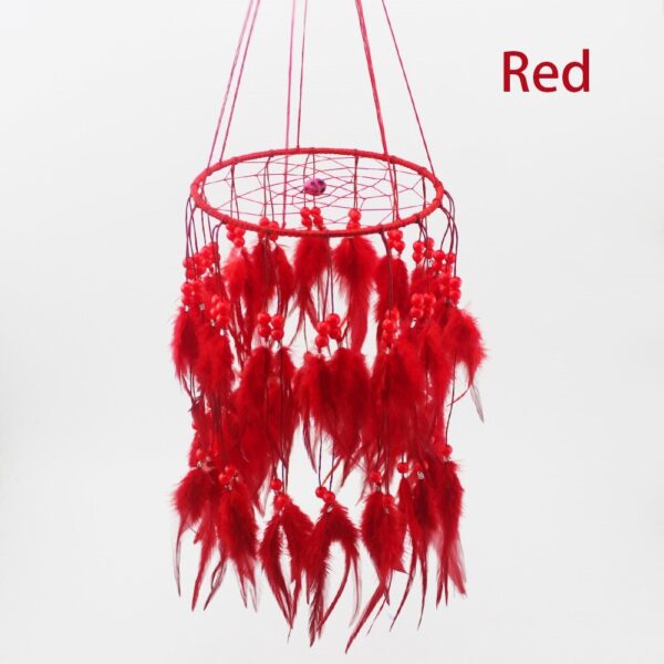 Lantern dream catcher feather pendant - Image 7