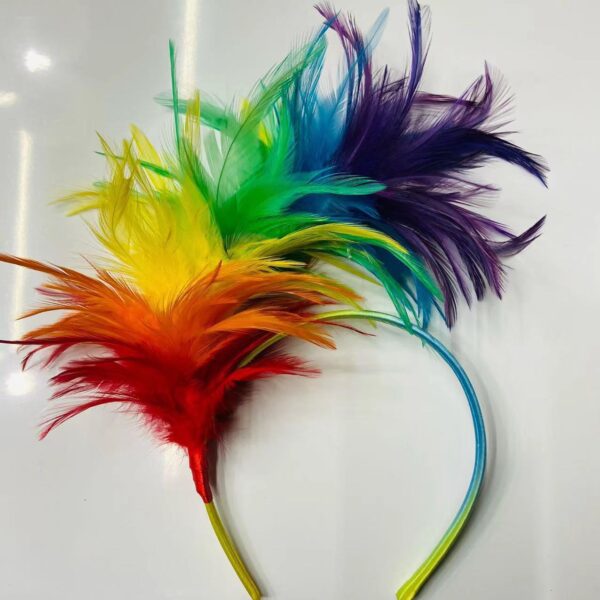 Feather Headband Party Gathering Festival Carnival Ornament - Image 3
