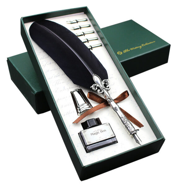Household Simple Feather Pen Gift Set - Image 4