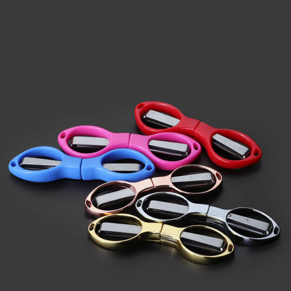 Mini Stainless Steel Folding Scissor Keychain Fishing Scissor Cutter Camping Tool Fishing Pliers Scissors Line Cutter Tool - Image 5