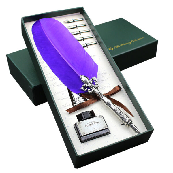 Household Simple Feather Pen Gift Set - Image 8