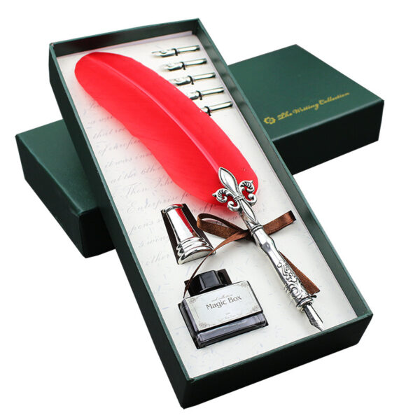 Household Simple Feather Pen Gift Set - Image 7