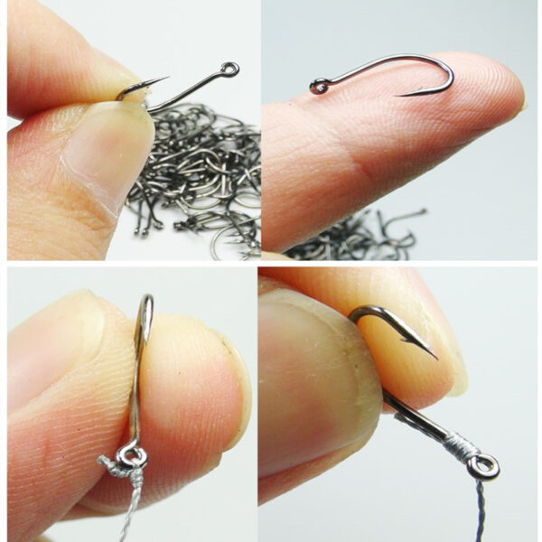 100 boxed fish hooks - Image 4