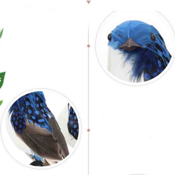 Simulation decorative feather bird - Image 5