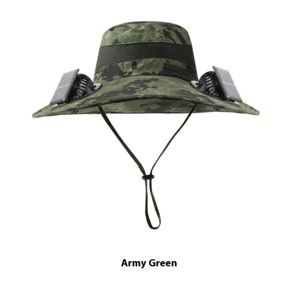 Solar Fan Cap Outdoor Mountaineering Fishing - Image 5