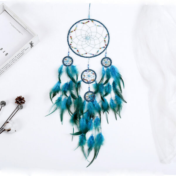 Indian Style Large Floating Feather Dreamcatcher Ornaments - Image 10