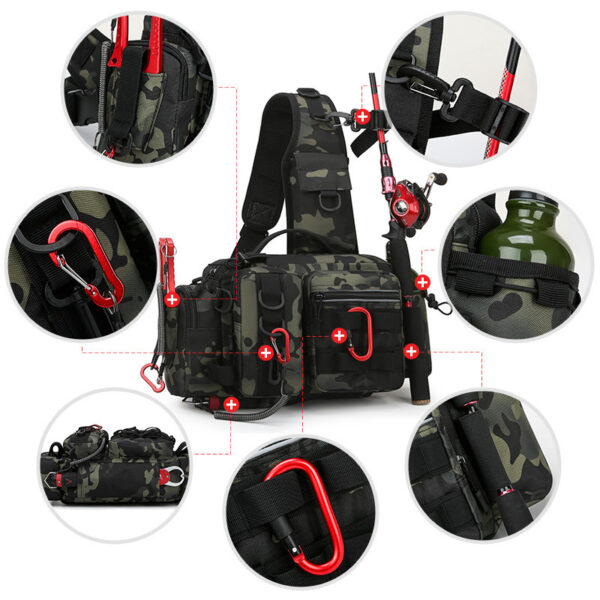 Lure Special Multi-functional Waterproof Outdoor Fishing Equipment Fishing Bag - Image 3