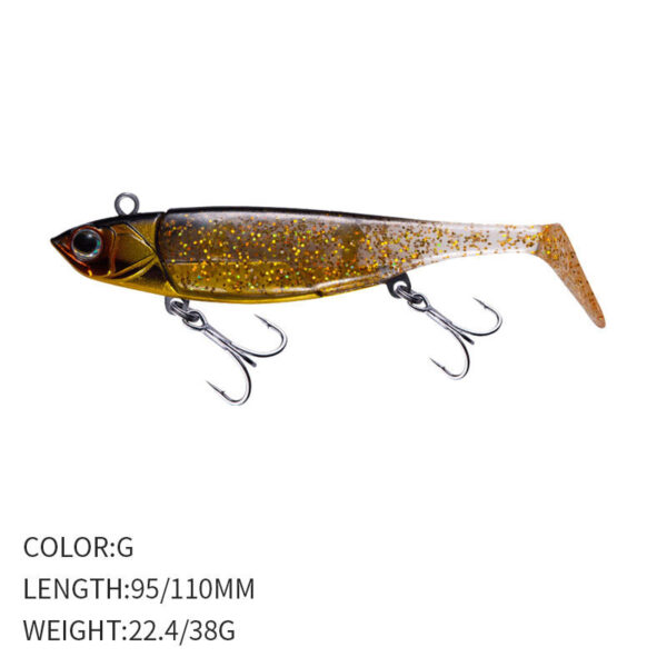 Tail Soft Bait Sea Fishing Lure Fish Type Jig Hook Tossing Fake Fish Weever Topmouth Culter - Image 5