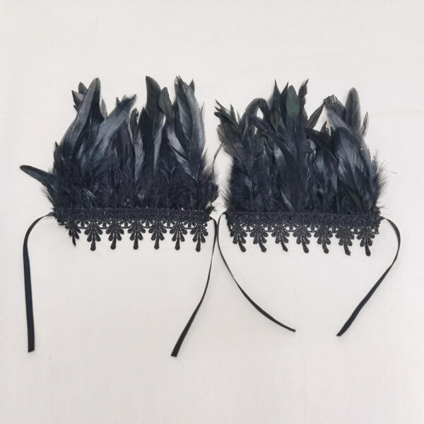 Role Play Lace Feather Wrist - Image 2