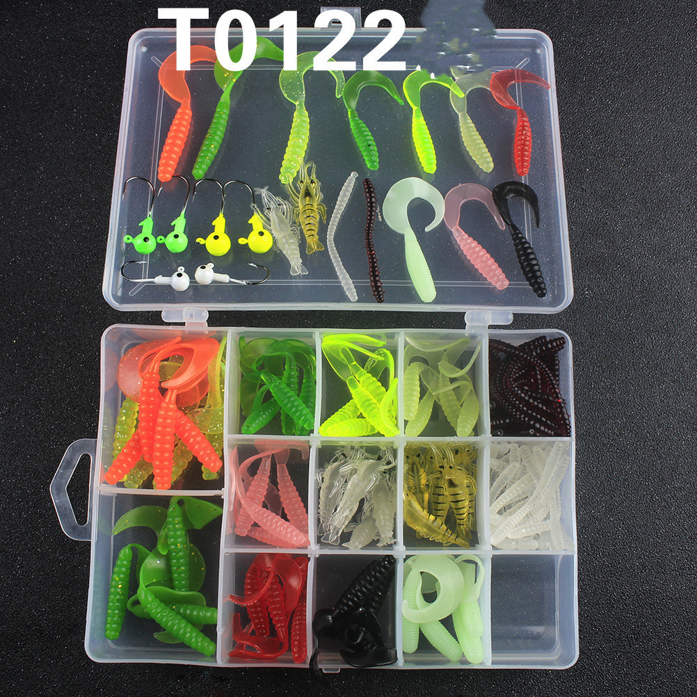Luya Soft Bait Lead Hook Texas Fishing Gear Set - Image 9