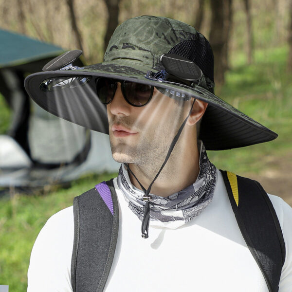 Solar Fan Cap Outdoor Mountaineering Fishing - Image 4