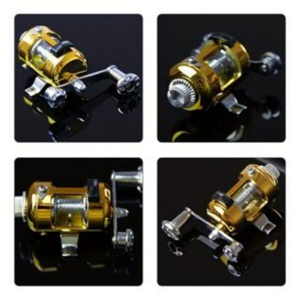 Metal Bass 2 Sets Of High-end Aluminum Alloy Pocket Size Pen Style Fishing Rod Compact, Portable And Ultra Light, Perfect Gift For Ice Raft Bridge Travel Fishing Enthusiasts And Beginners - Image 3